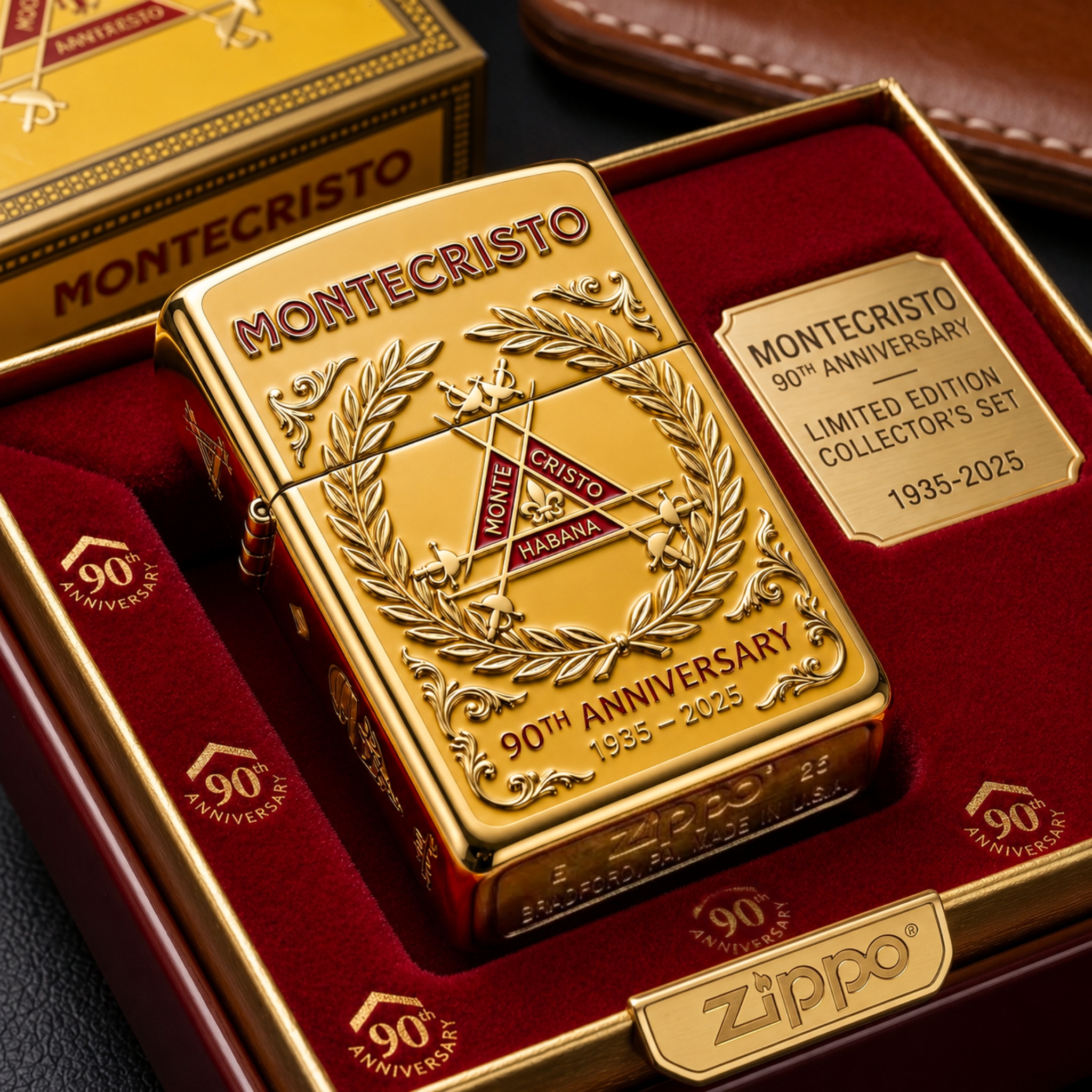 Montecristo 90th Anniversary Limited Edition Zippo Lighter