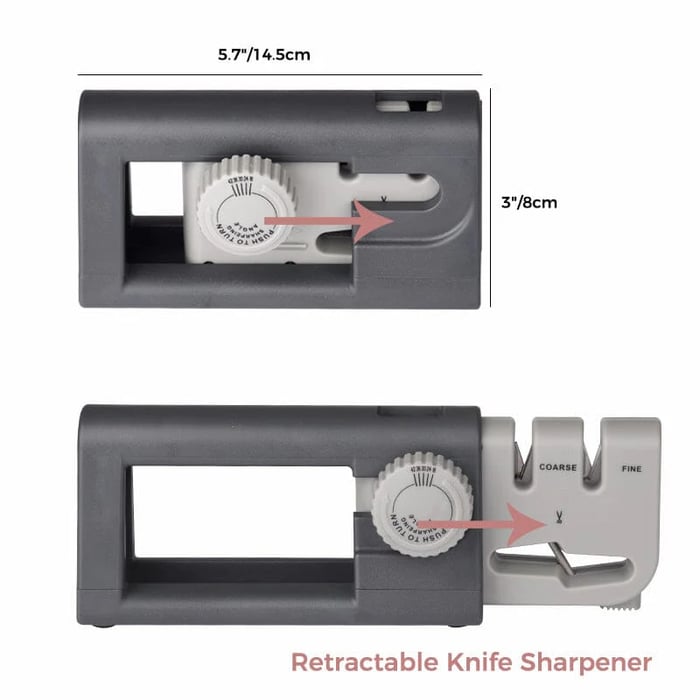 🔥Last Day-[SAVE 50% OFF]--🔥3-Stage Retractable Adjustable Angle Knife Sharpeners-BUY 2 GET 10% OFF & FREE SHIPPING