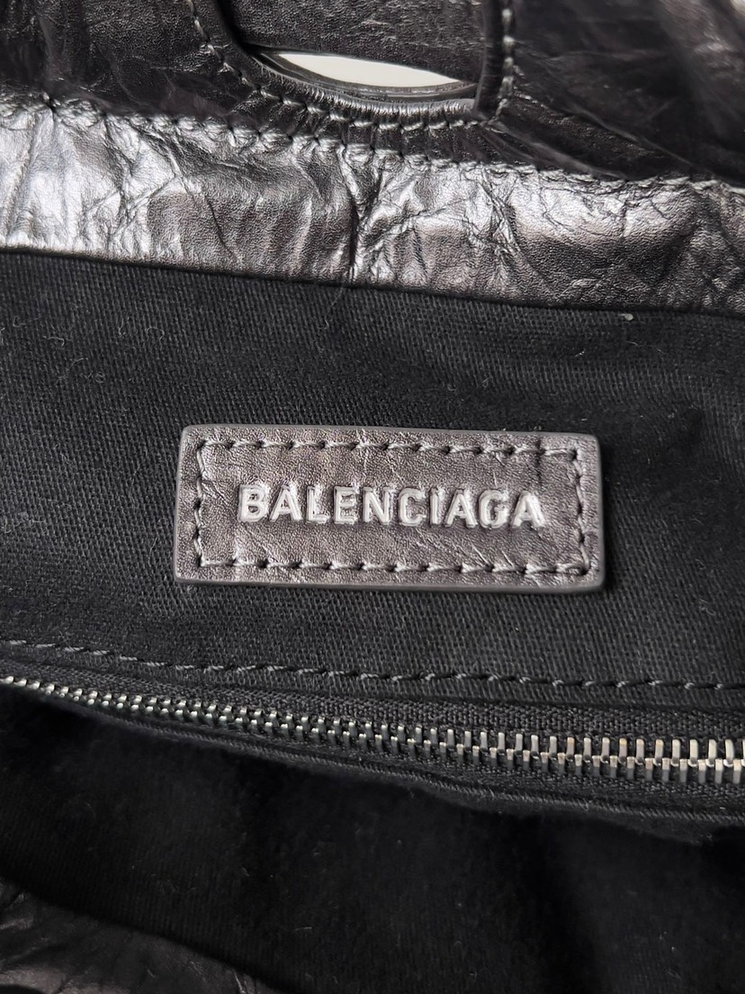 Balenciaga Crush Trash Clutch Small