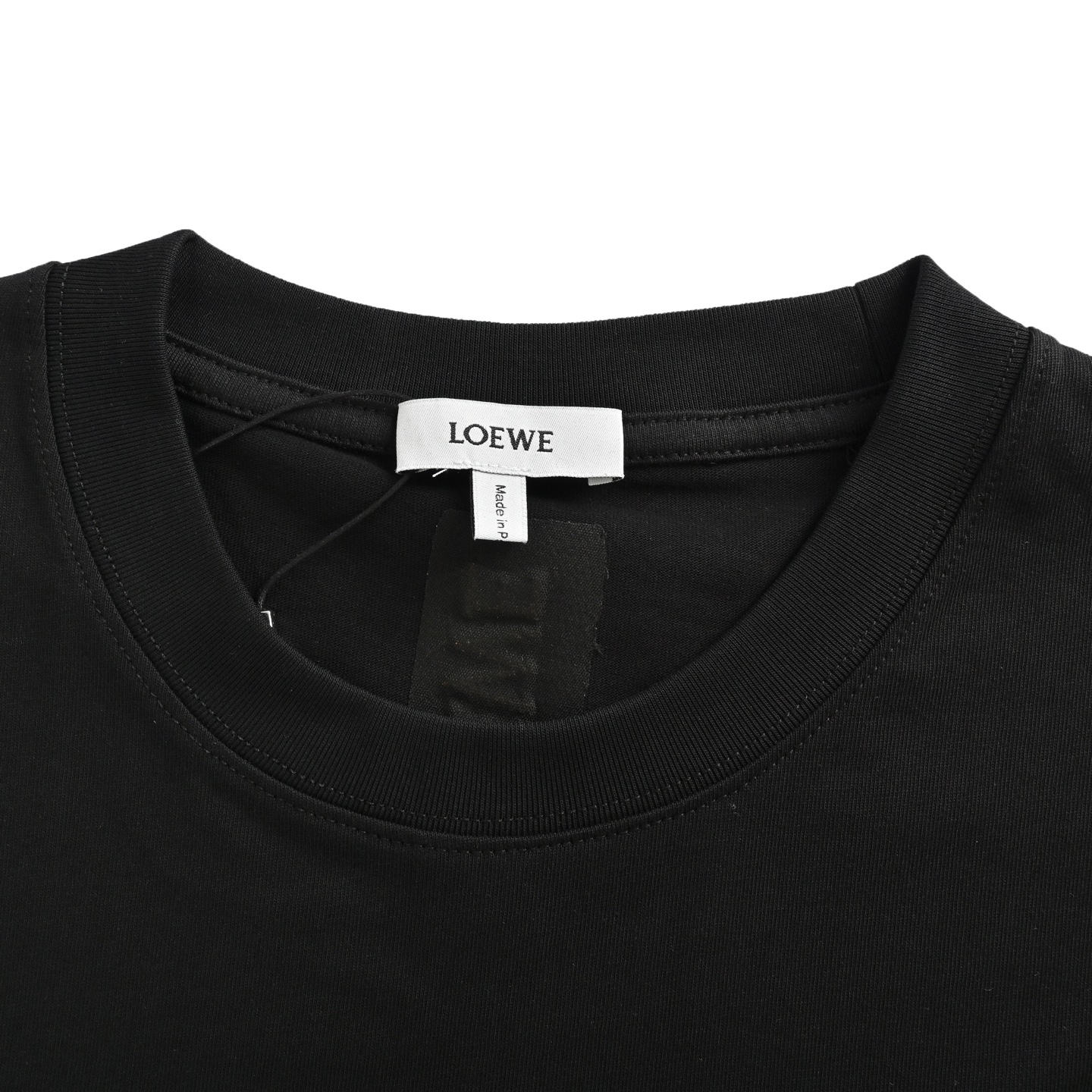 Loewe 25ss short sleeve with contrasting logo embroidery on pockets