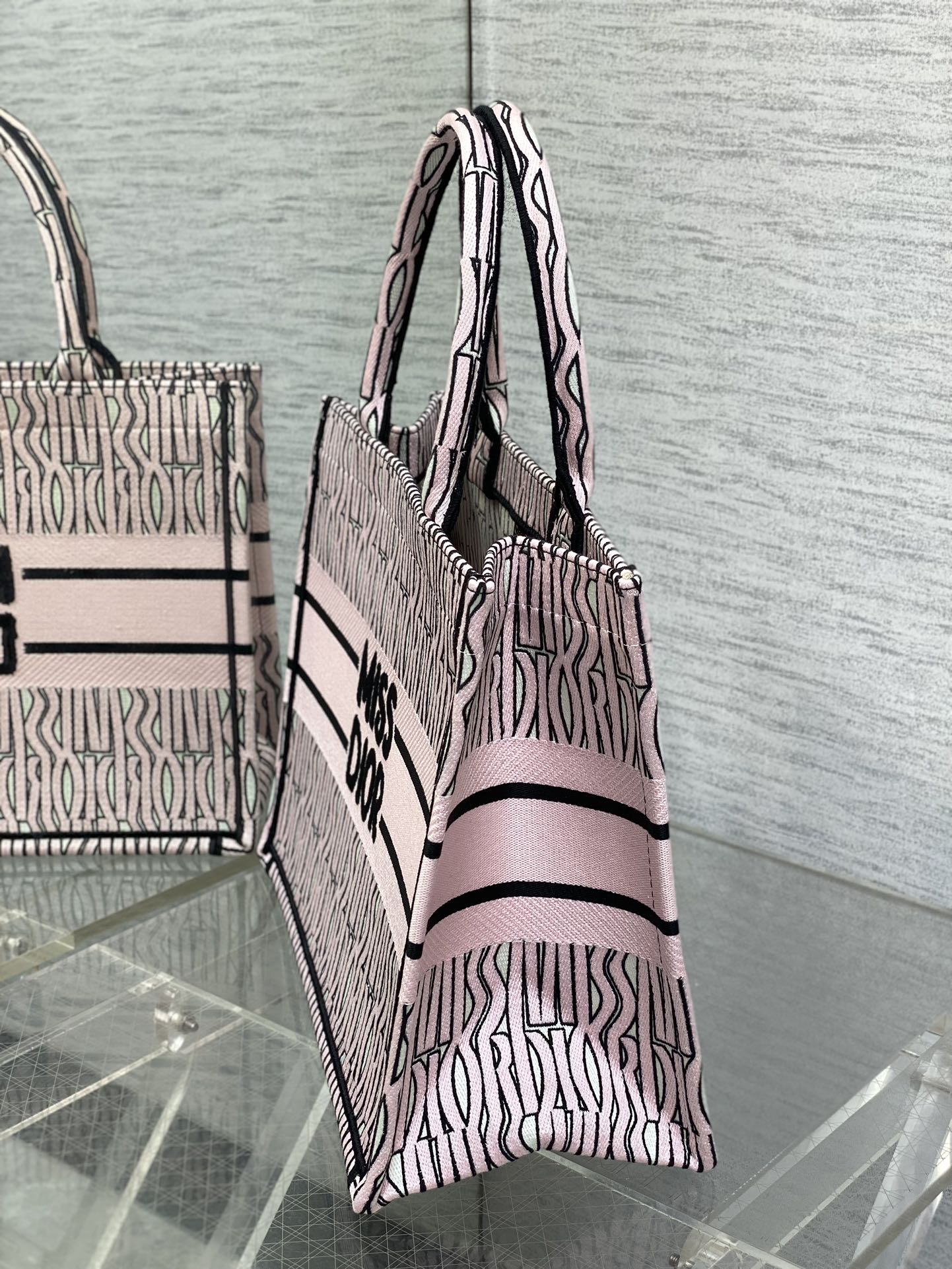 Dior Miss Embroidered Tote Shopping Bag