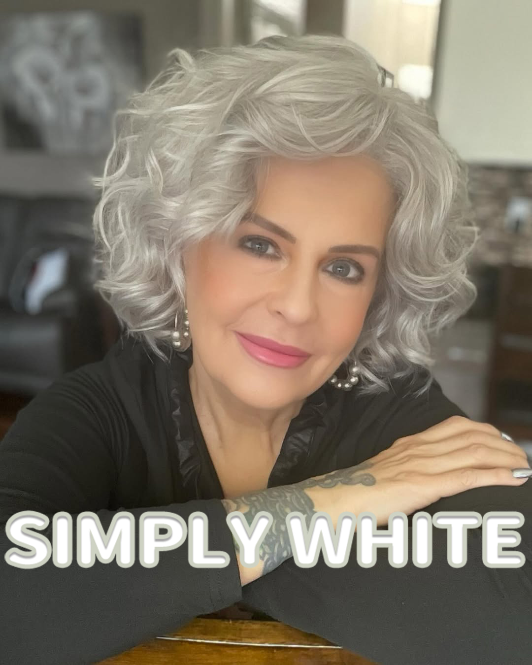 Short Curly Wig With Volume