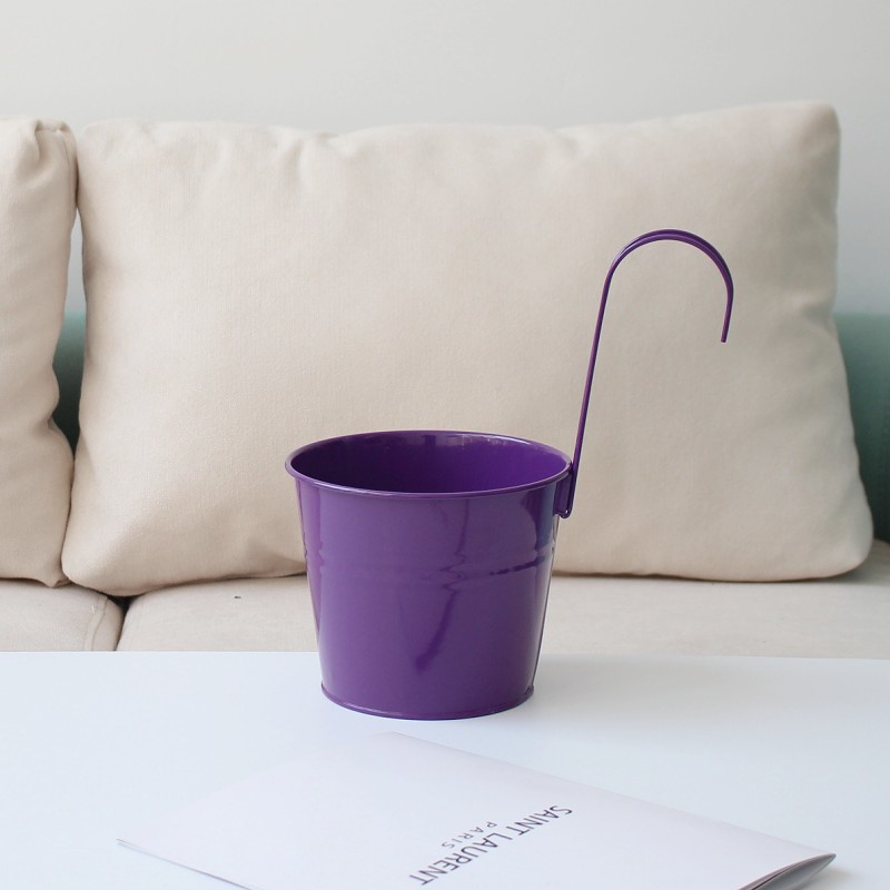 🎍🎍Metal Bucket Hanging Flower Pot(🌺Flash Sale - 50% Off)