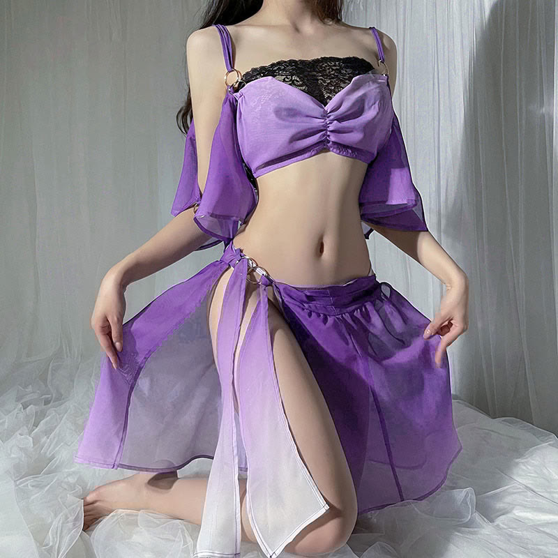 Sexy Lingerie See-through Slip Dress