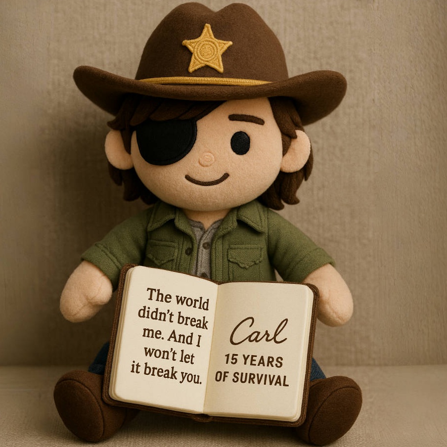 🧸Carl Grimes 15th Anniversary Emotional Plush Dolls
