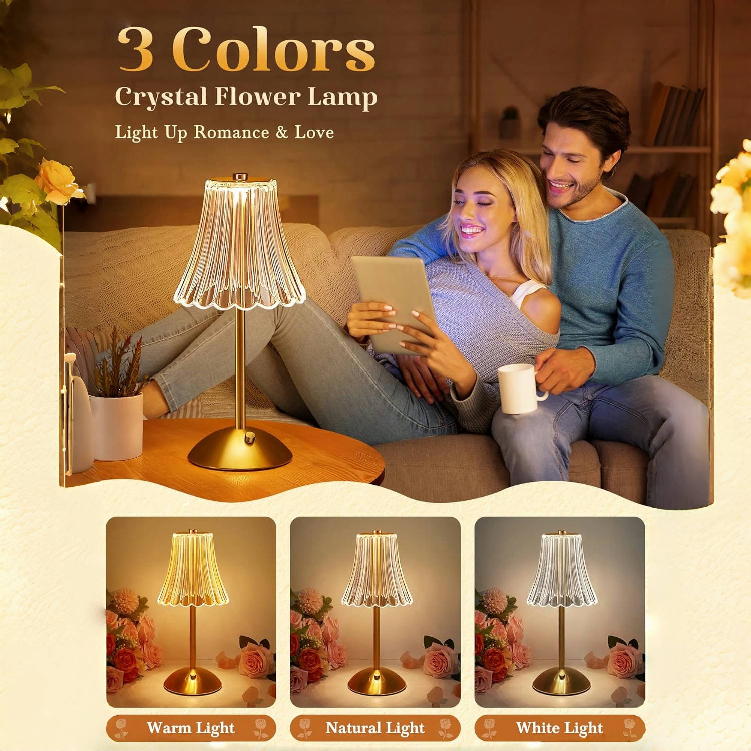 🔥2025 ON SALE🔥Romantic Flower Vintage Lamp