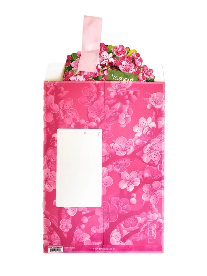 POP-UP 3D CHERRY BLOSSOM GREETING CARD