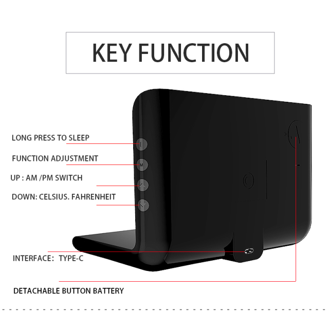 🎉Winter Sale 30% OFF - New Creative Wireless Phone Charging Station With Digital Alarm Clock