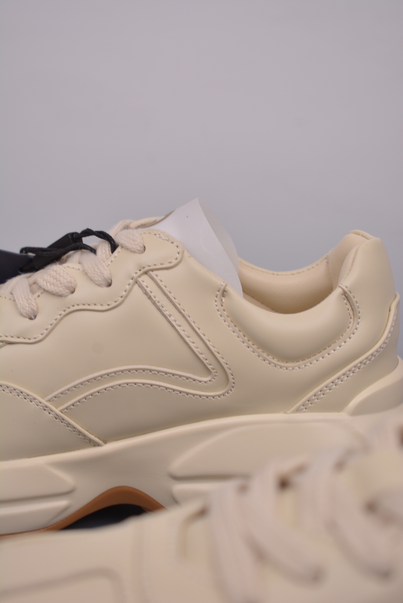 Gucci Ivory Mickey Print Raw Rubber