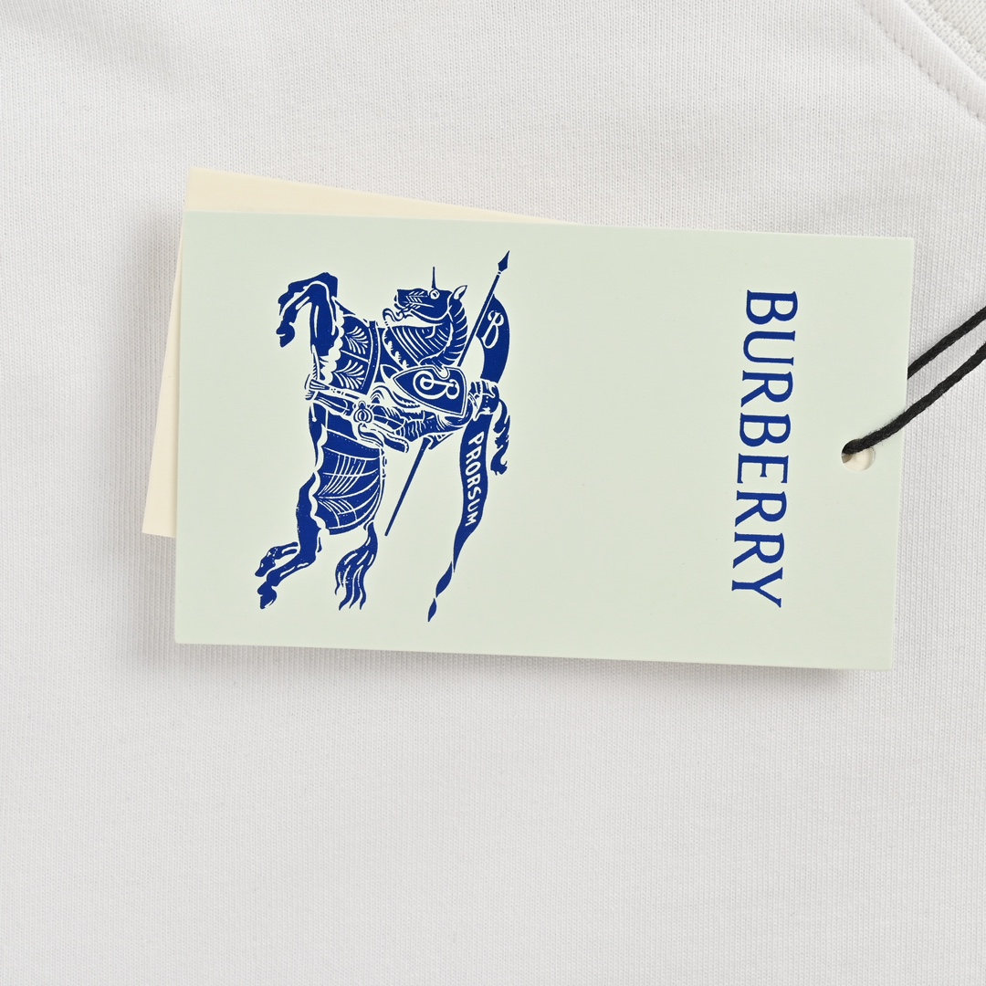 Burberry 24ss chest signature embroidered short sleeves