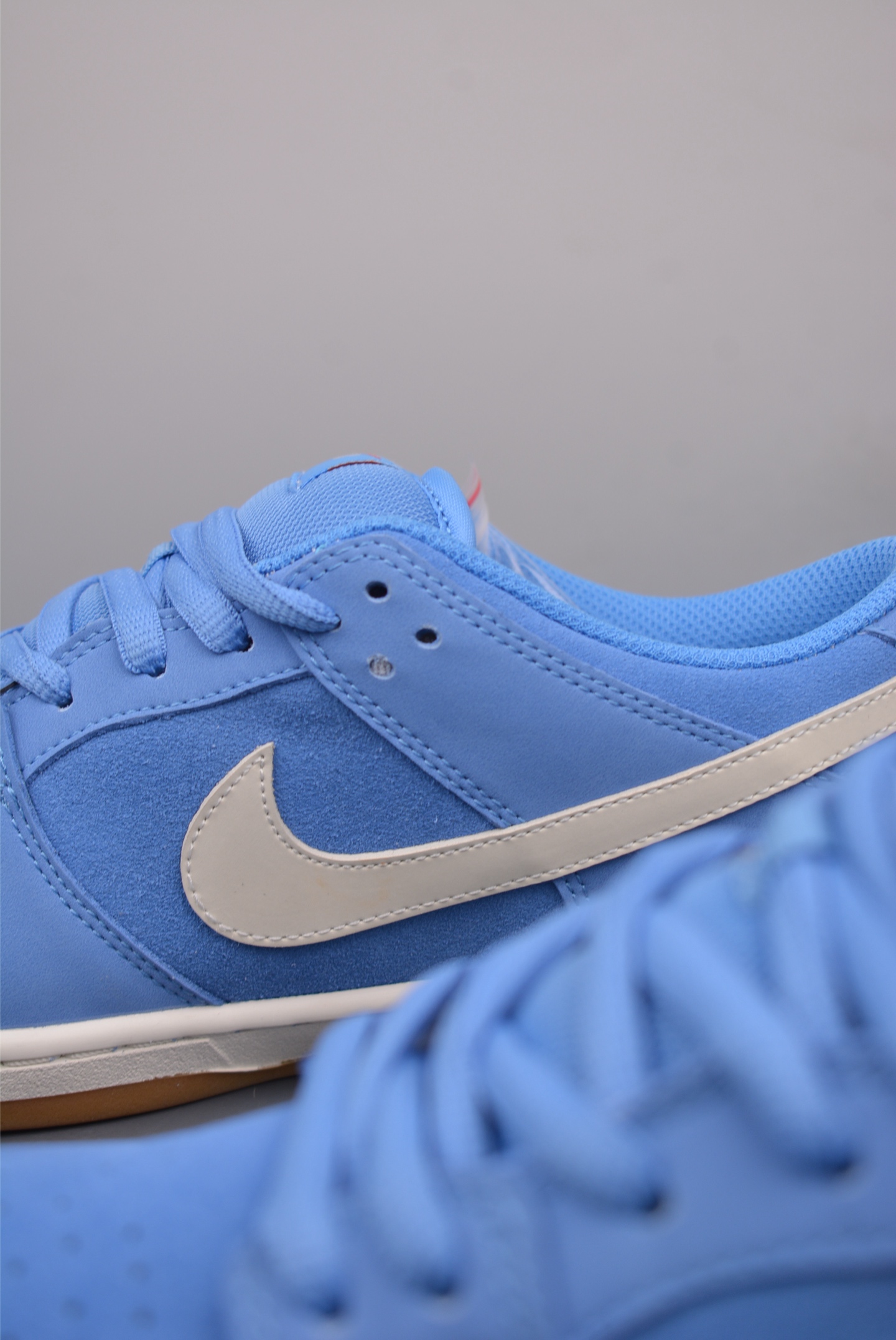 Nike SB Dunk Low Retro Sneakers Blue White Logo FJ1674-401