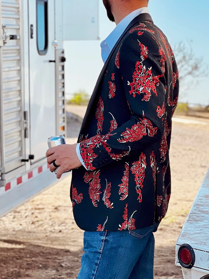 Men's  Cherry Blossom Sport Coat