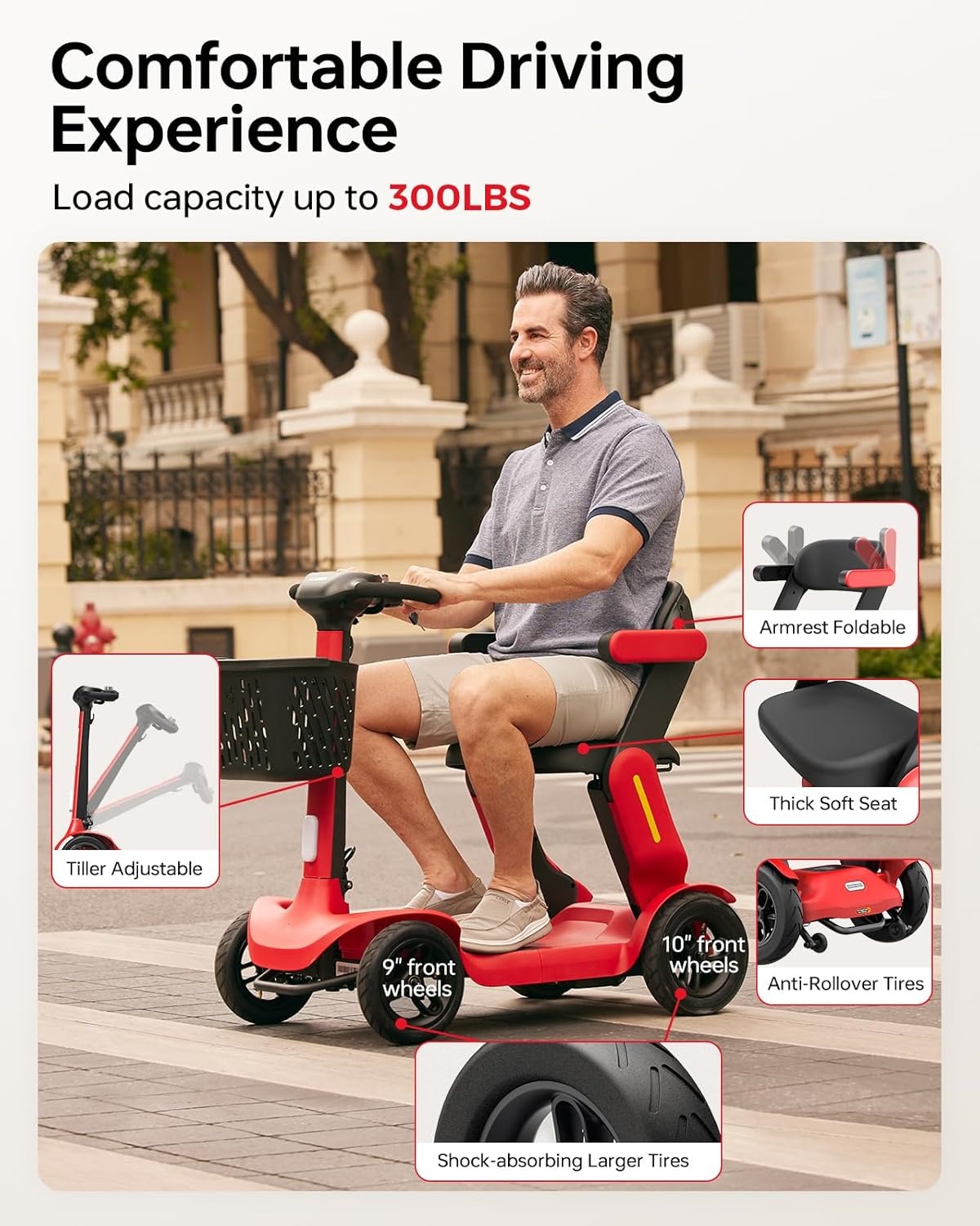 💥Clearance sale💥Folding Mobility Scooters for Seniors