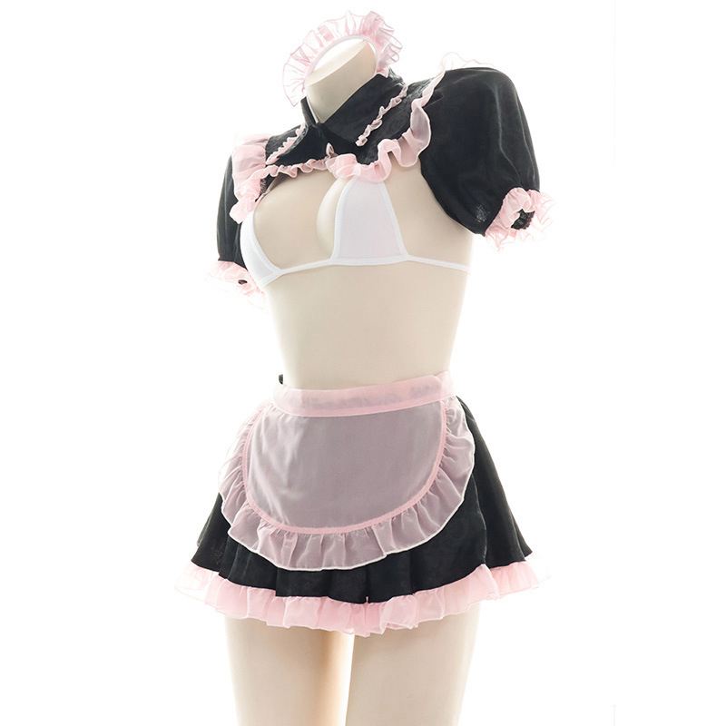 Cute Lace Maid Lingerie Set