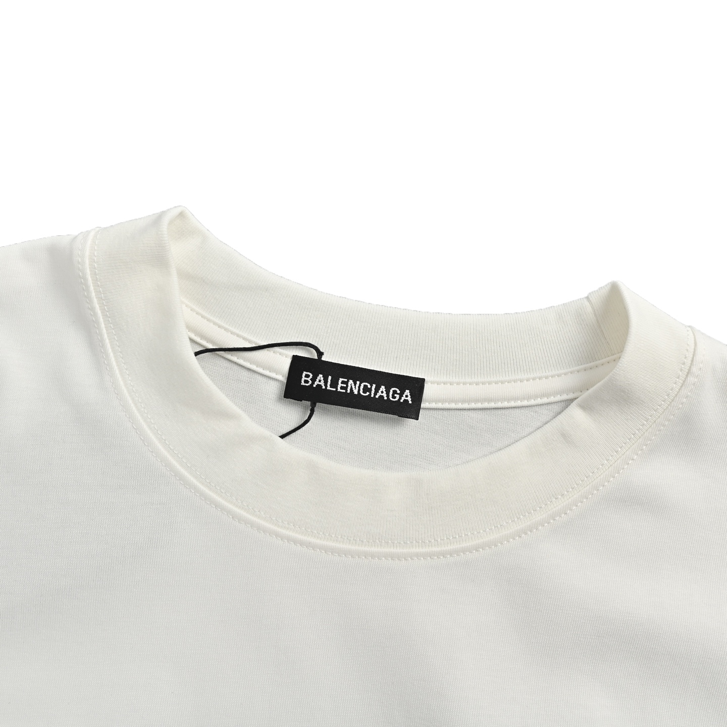 Balenciaga 25ss 3M small logo embroidered short sleeve