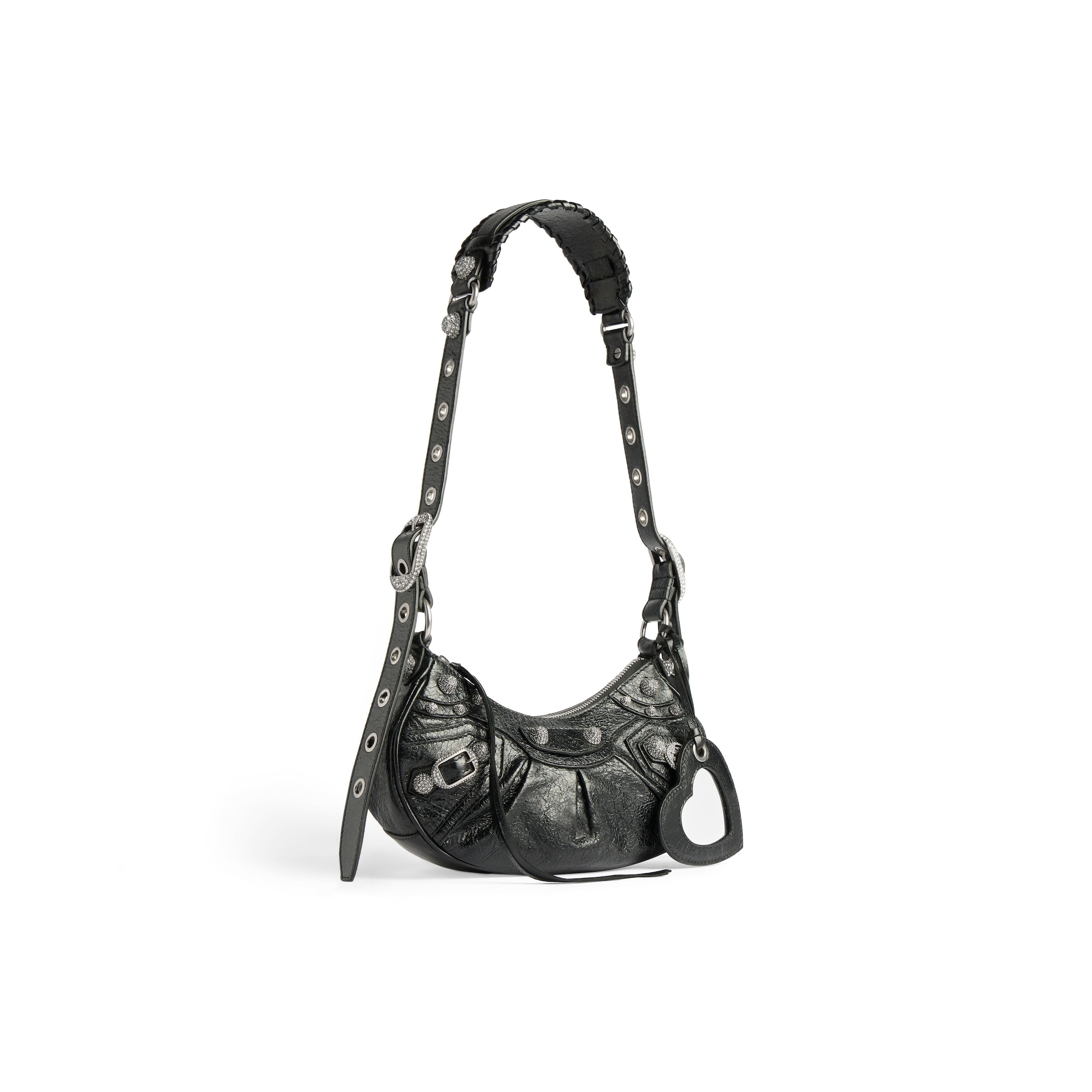Balenciaga Le Cagole Shoulder Bag Xs With Rhinestones6713091VG9Y1000