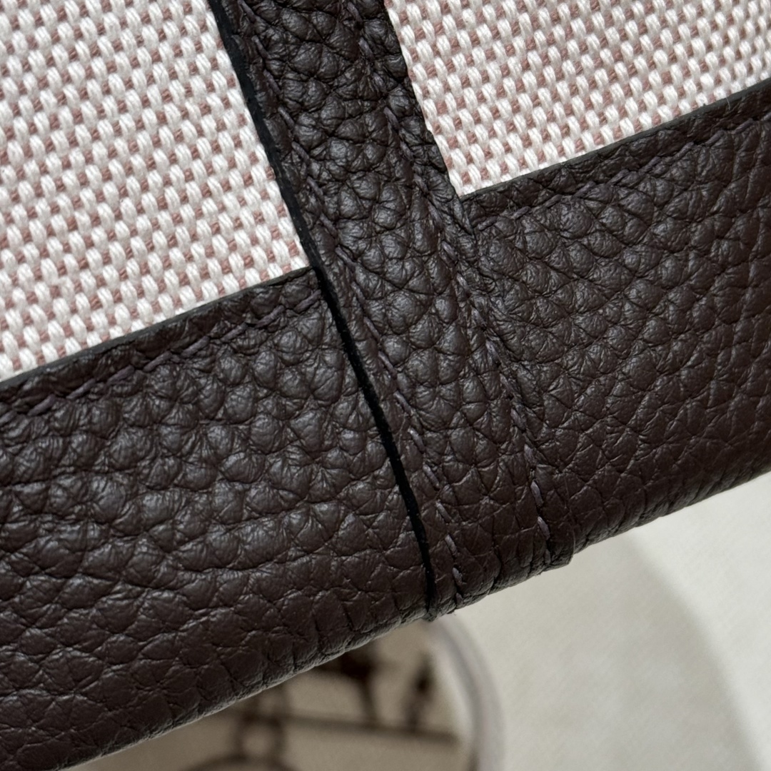 Hermès Garden party mini ecrubeigeebene handbag (handmade to order)