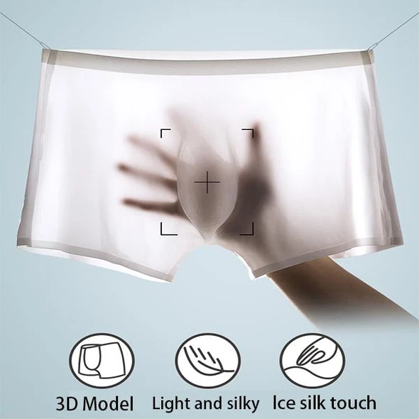 LISTENTOWIND Men's Ice Silk Breathable Underwear(🔥BUY 3 GET 1 FREE NOW)