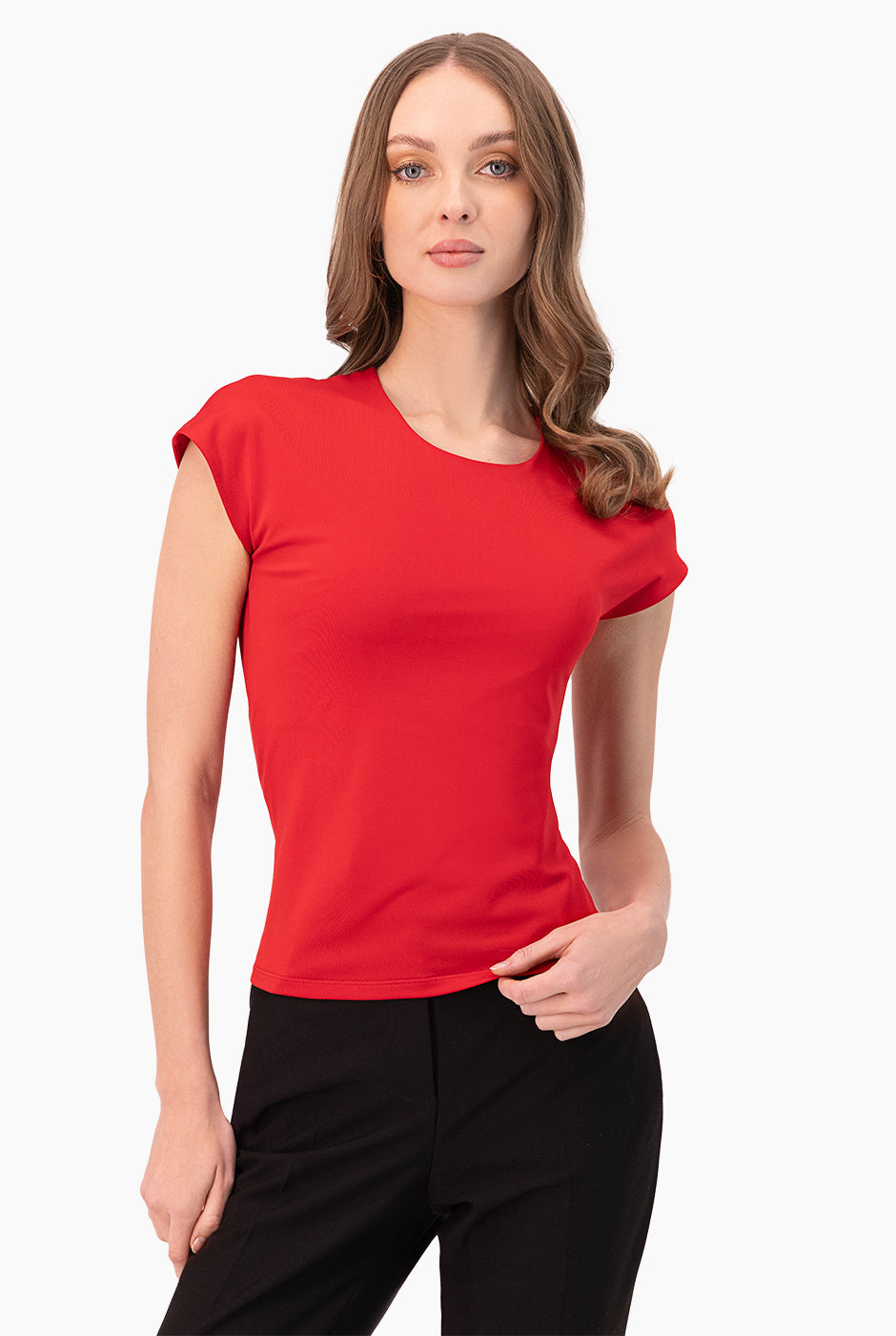 Blusa de hombro caido