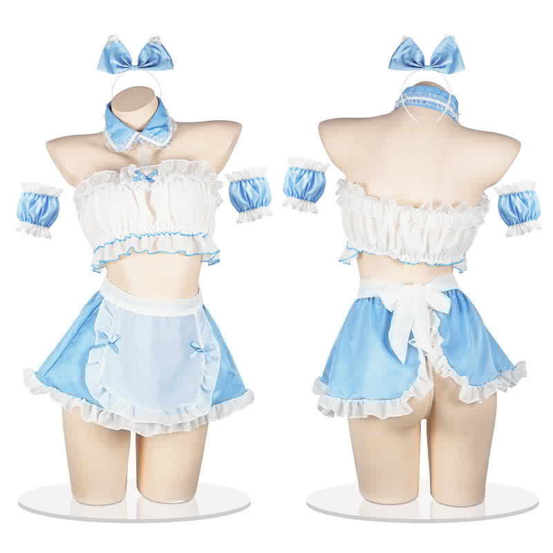 Flounce Bow Maid Lingerie Set