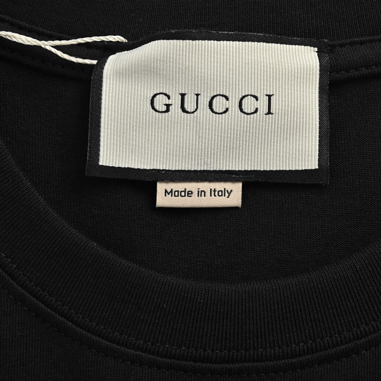 Gucci Ink Rendering Double G Printed Short Sleeve