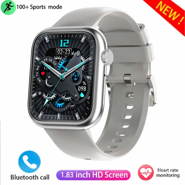 2024 New Women's Sport 1.85-inch smartwatch Women's Cycle Reminders HD Bluetooth Calls Men's smartwatch for Huawei Xiaomi + box