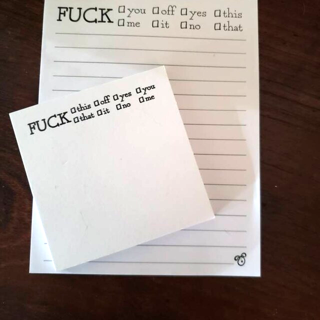 Fresh Outta Fucks Pad and Pen