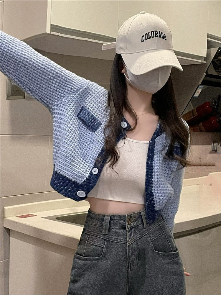 Niche Design Japanese-Style Retro Idle Chic Cardigan Jacket