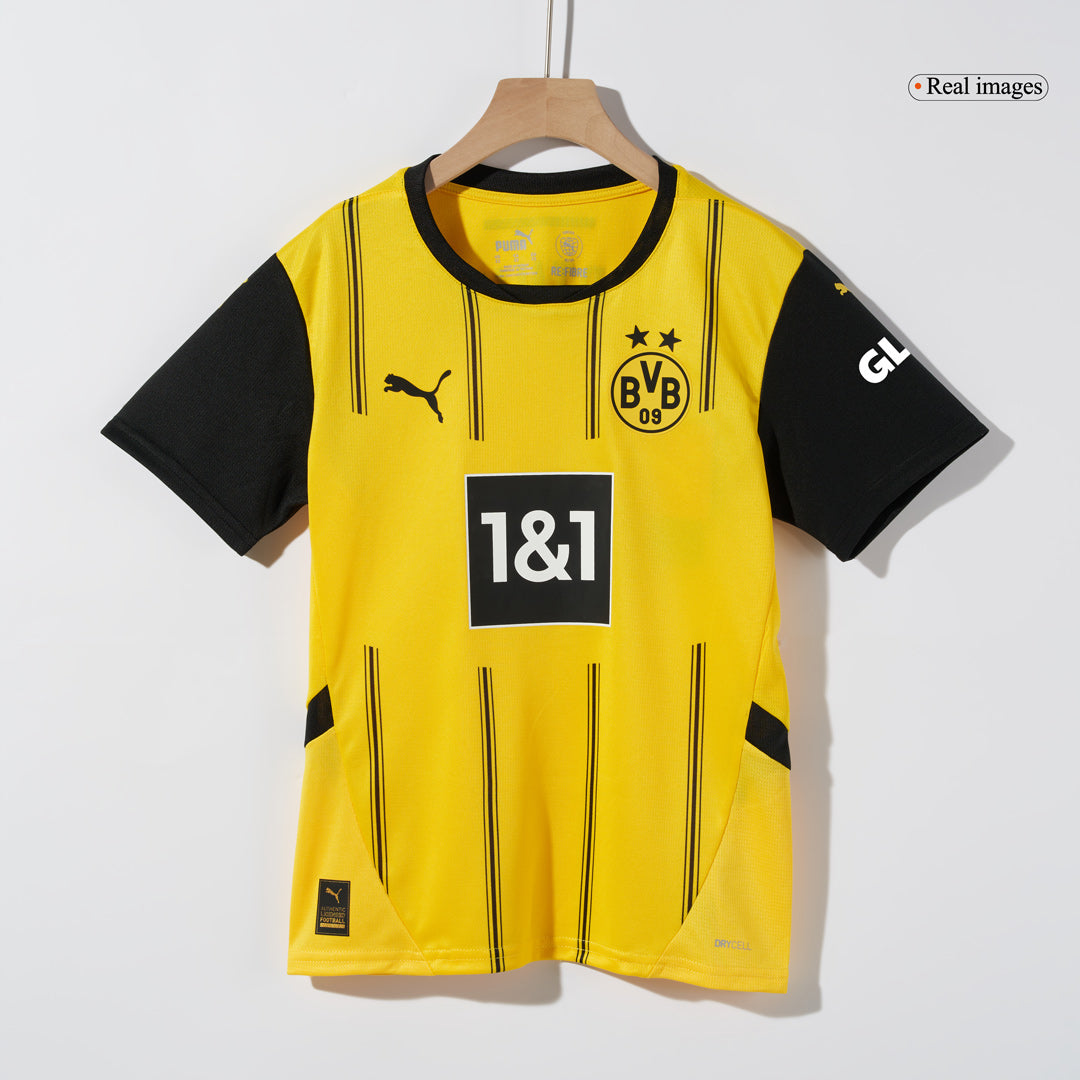 Borussia Dortmund Custom Home Kids' Football Kits 2024/25