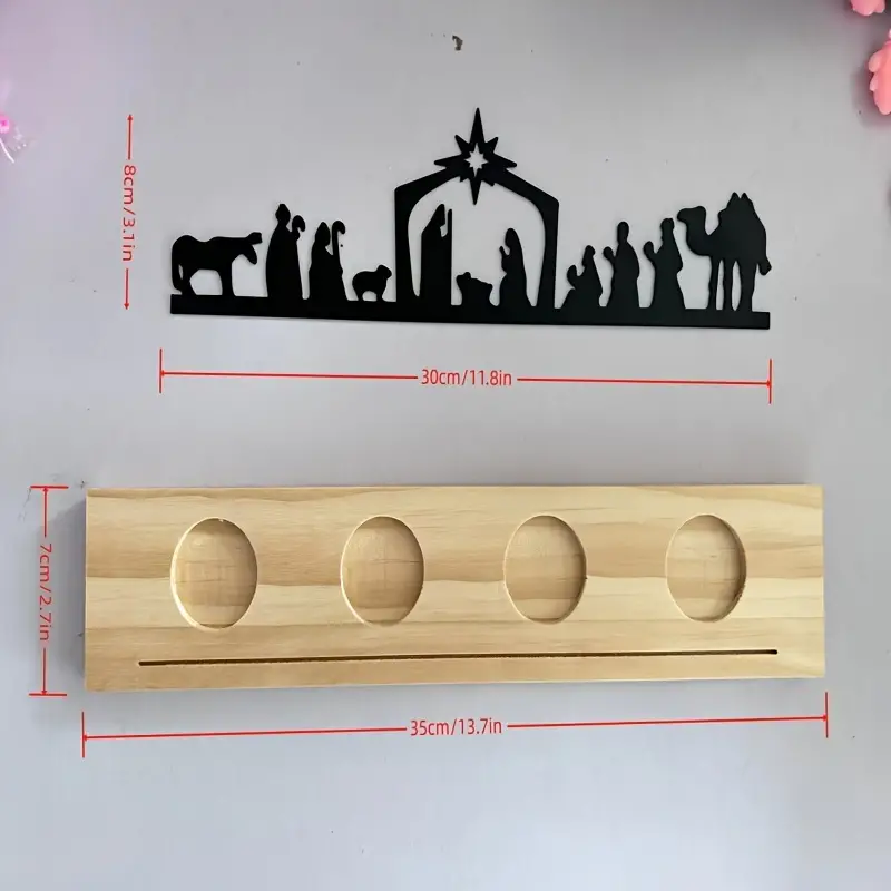 ON SALE🔥Christmas Nativity Advent Candle Holder