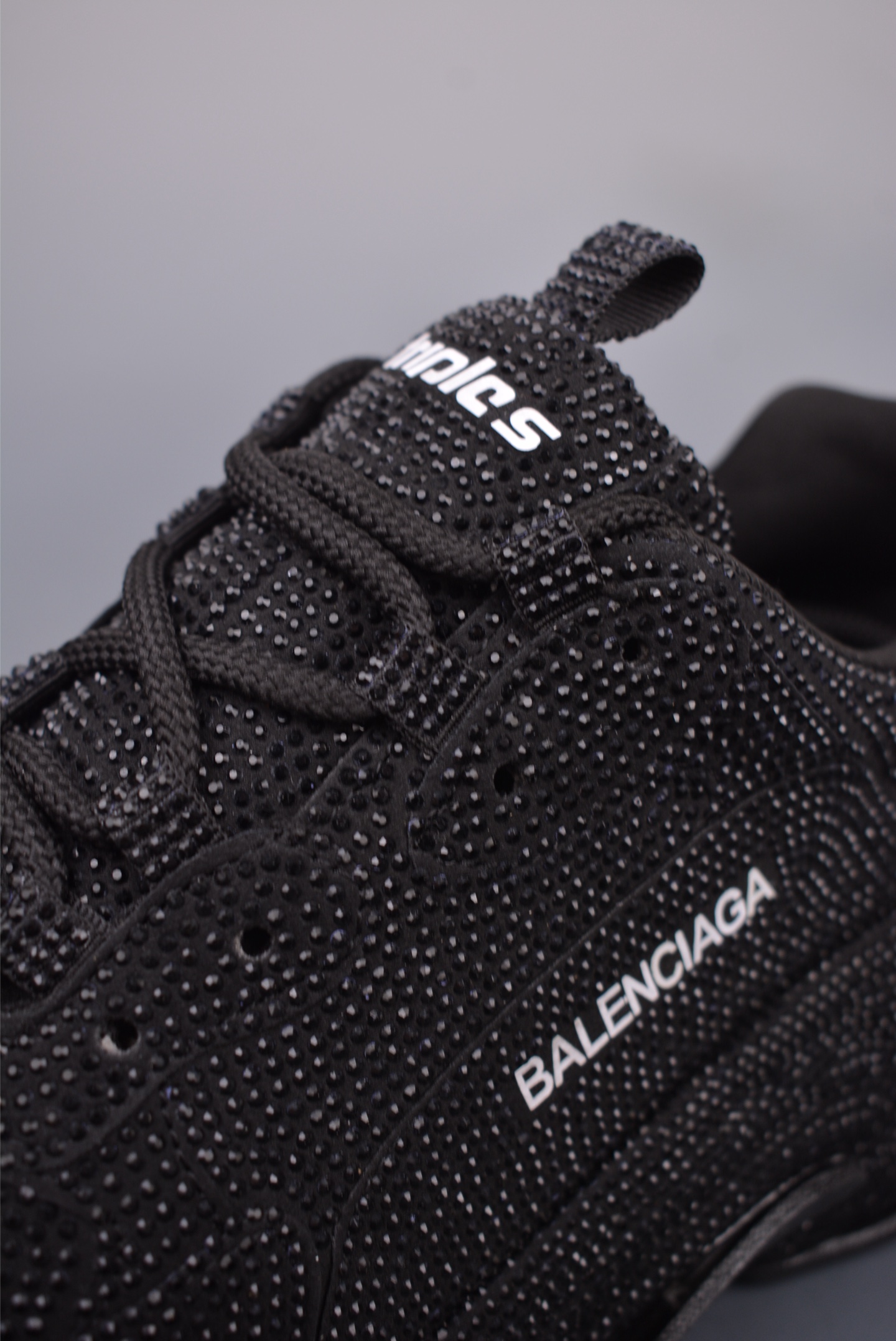 Balenciaga Triple S Trainers Sneaker black diamonds