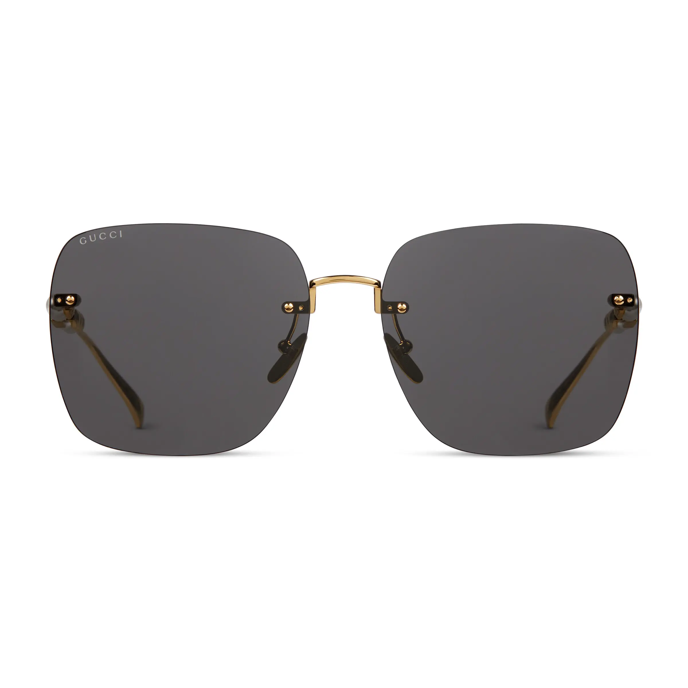 Gucci low bridge fitted square frame sunglasses