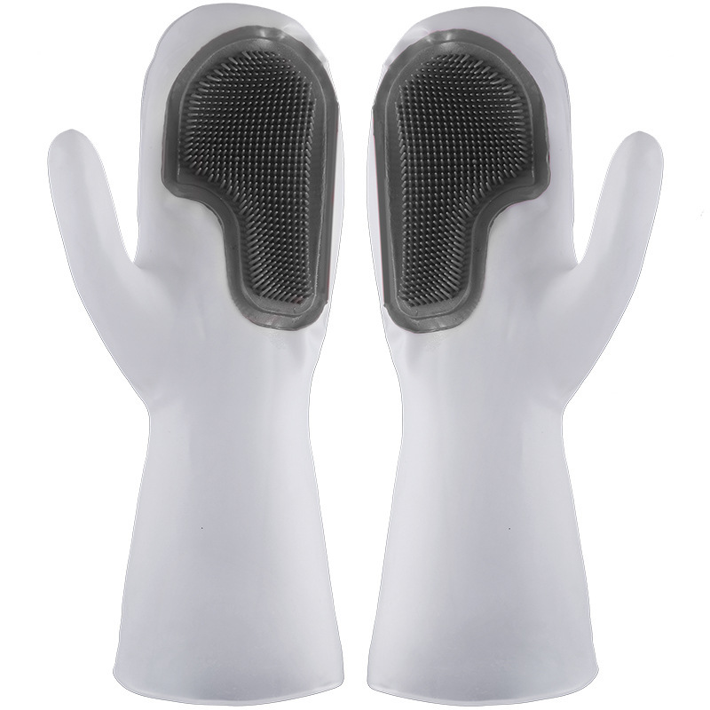 Silicone Dish Washing Gloves (1 pair)  BUY 2 GET 1 FREE NOW