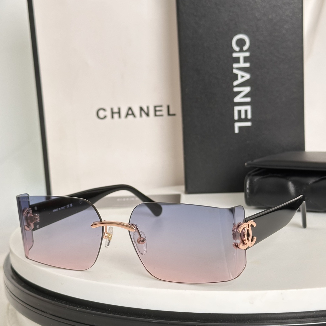 Chanel rimless sunglasses