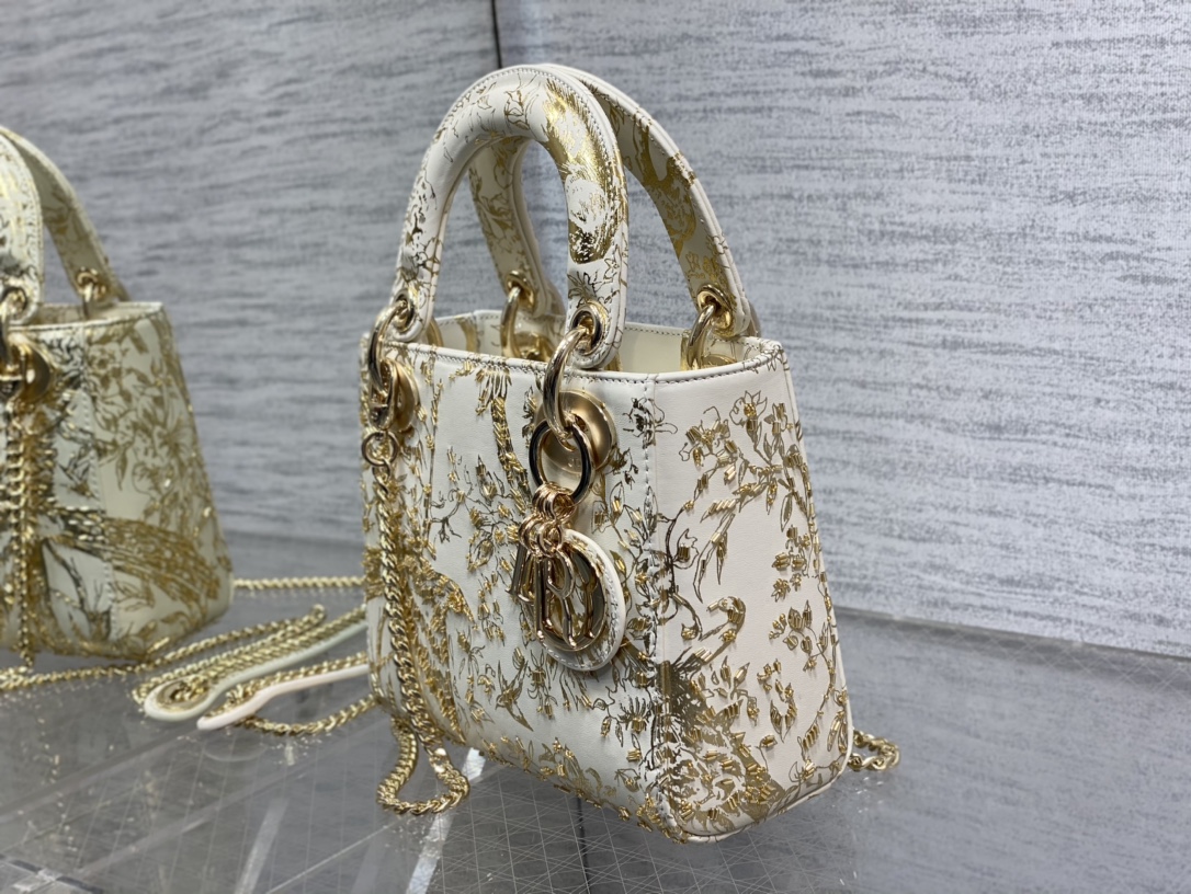 Dior Lady Limited Edition Embroidered Princess Diana Bag