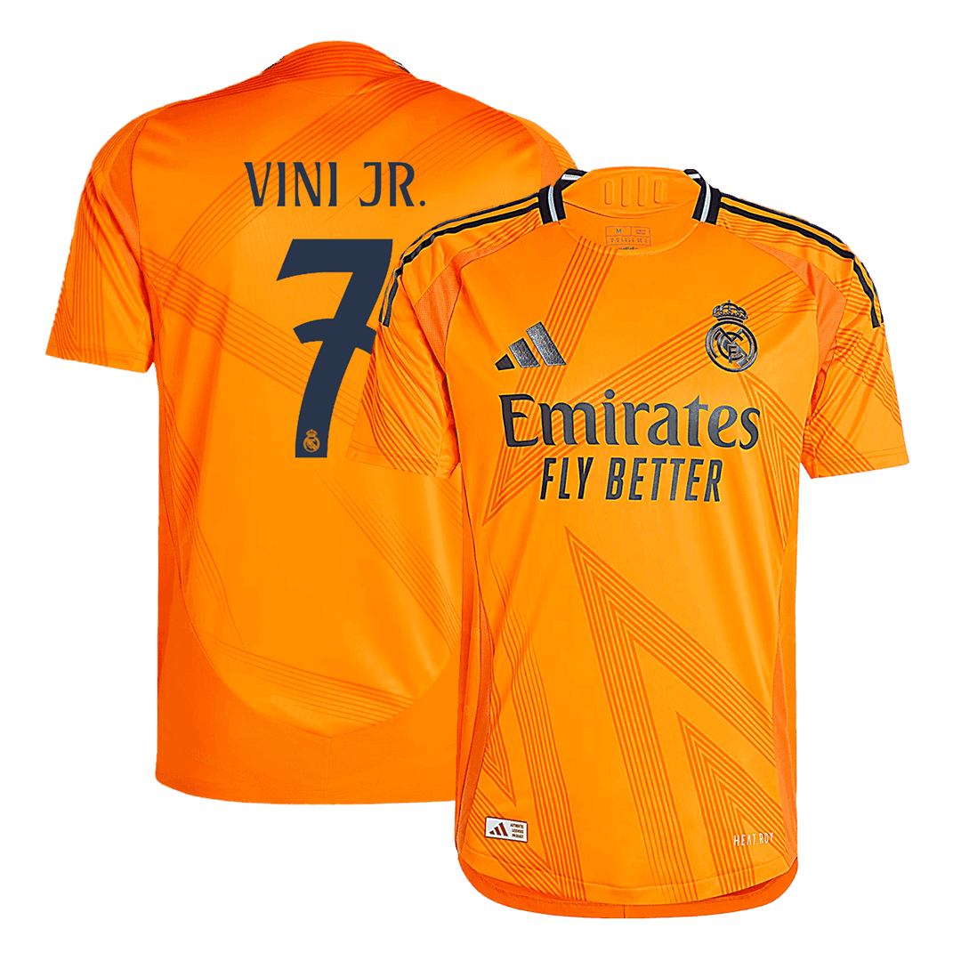 Authentic VINI JR. #7 Real Madrid Away Football Shirt 2024/25