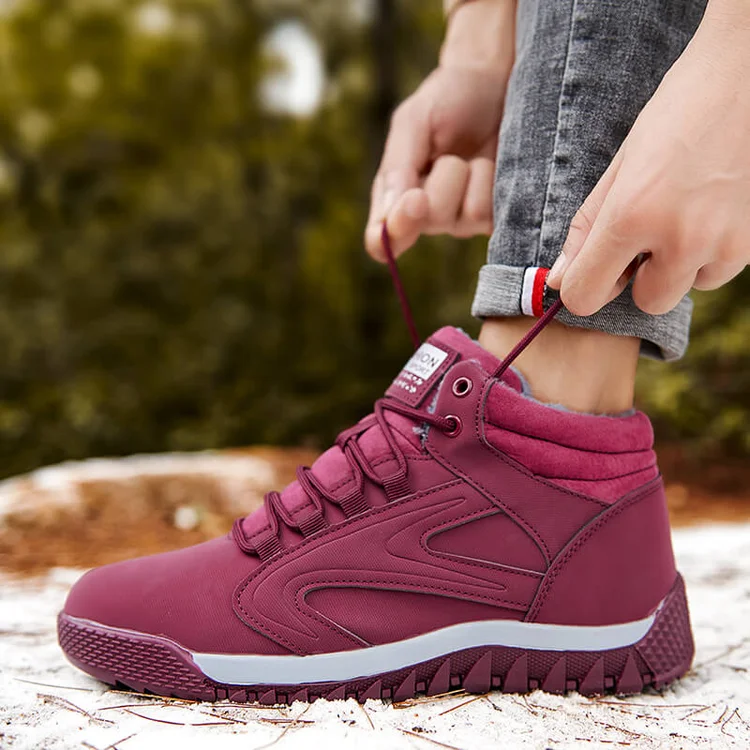 Couple's Non-Slip Plush Sneakers