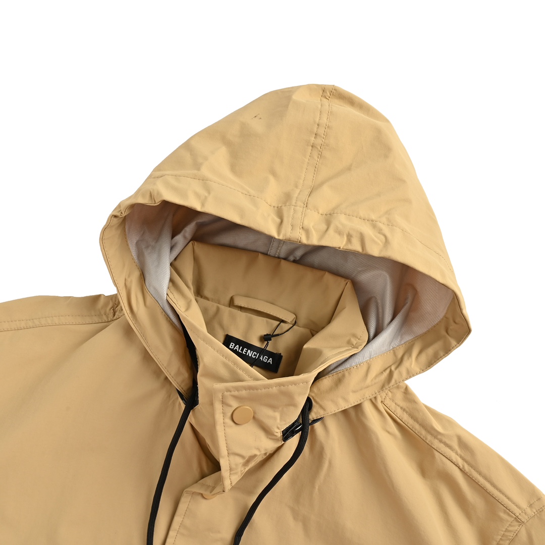 Balenciaga 24Fw front and back logo windbreaker jacket