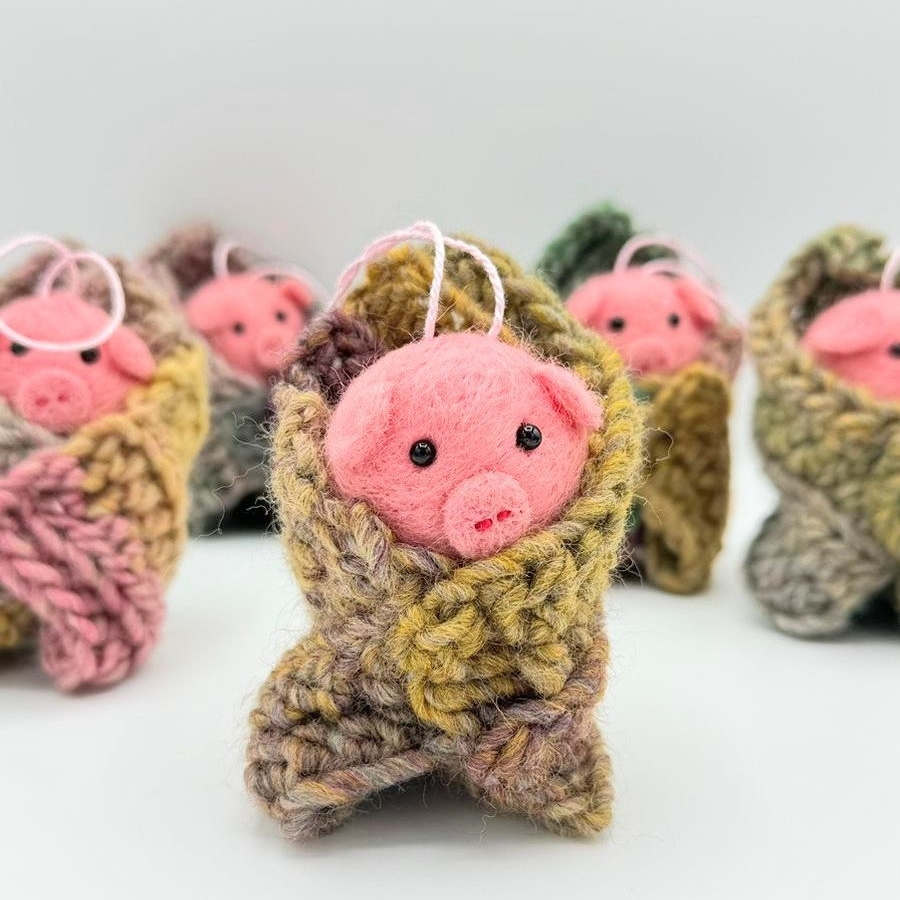Pig In Blankets Christmas Tree Decorations