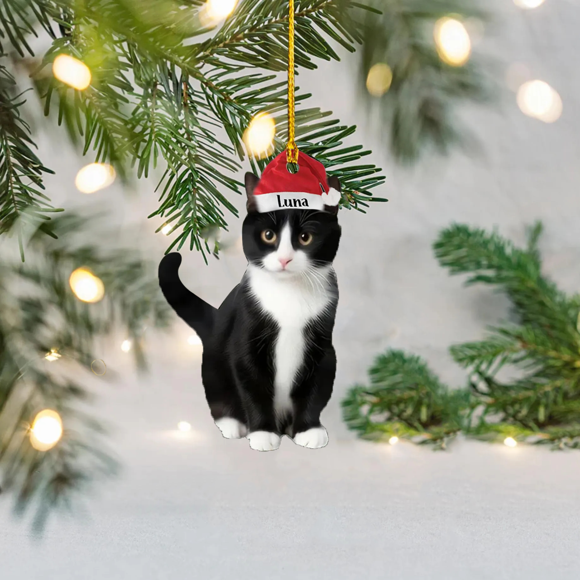 【🎄 Early Christmas Sale 40% OFF】🐾 Personalized Cat Christmas Ornament