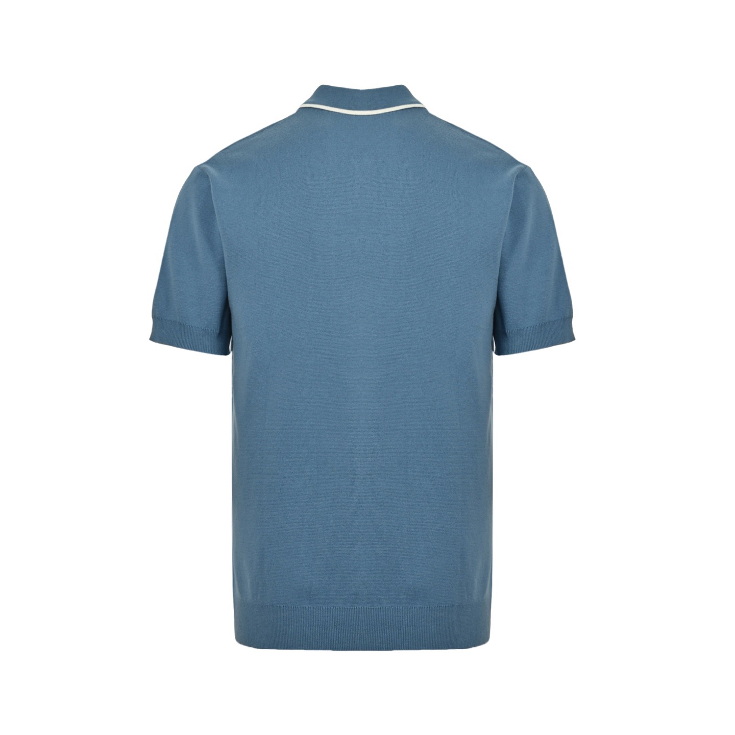 Gucci 25ss blue pocket jacquard knit polo short sleeve