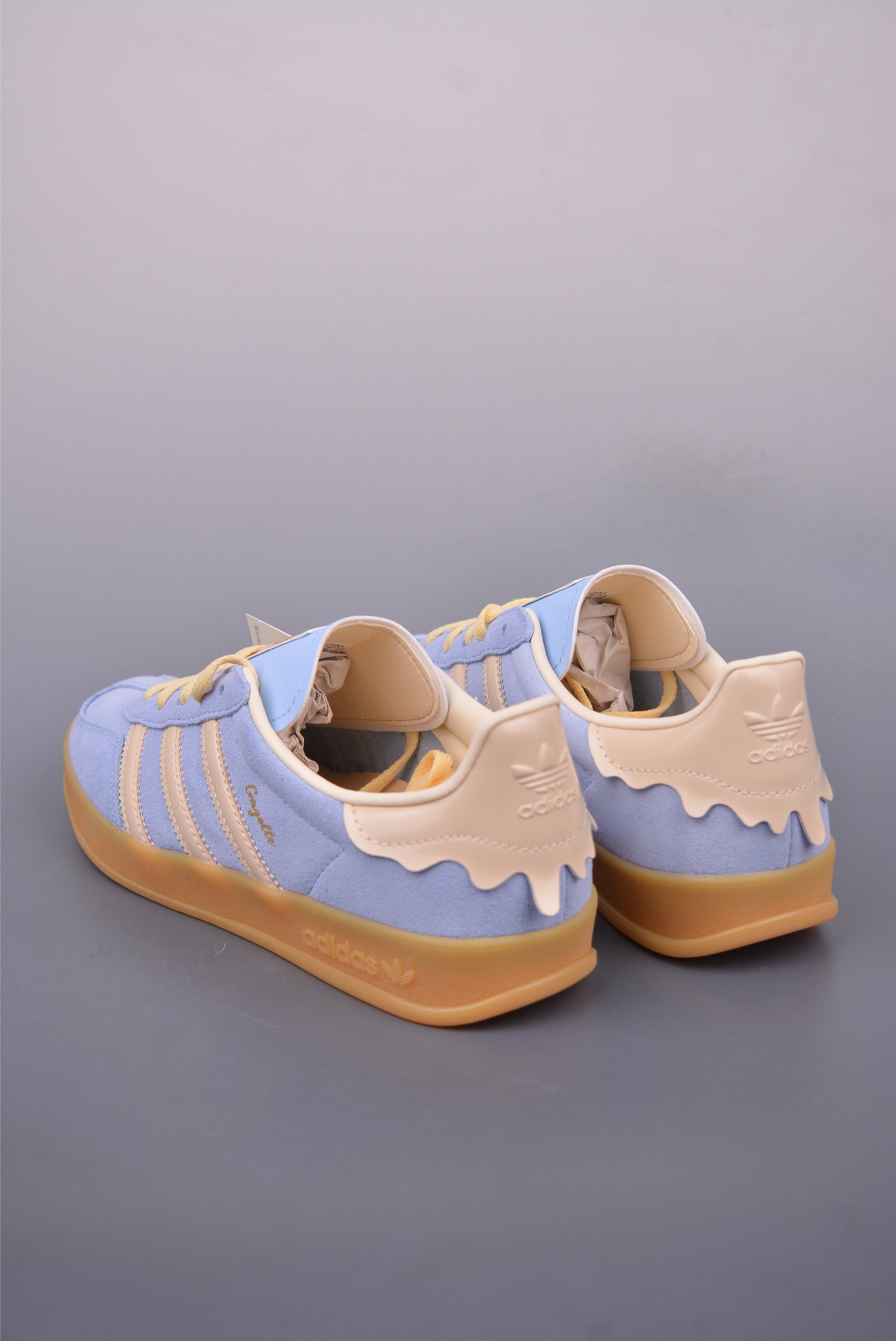 Adidas Gazelle Indoor Trainers Sneakers Light Blue Ice Cream JR8029