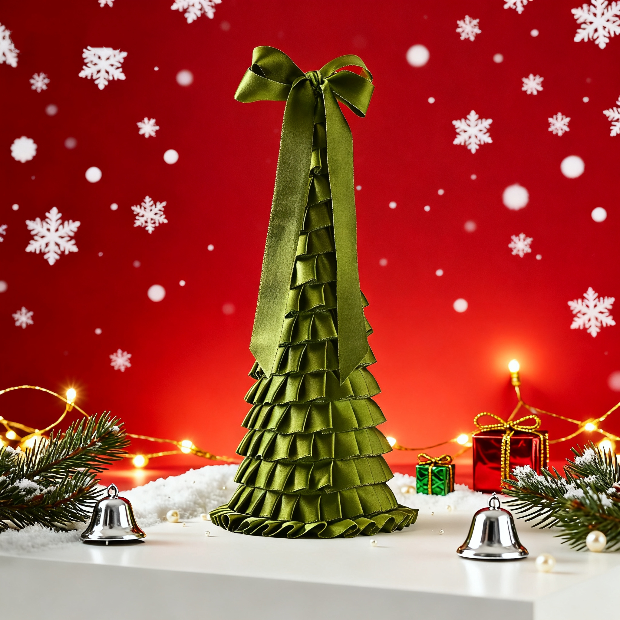 🎄Early Christmas Sale - 50% OFF🔥Christmas Ribbon Tabletop Tree