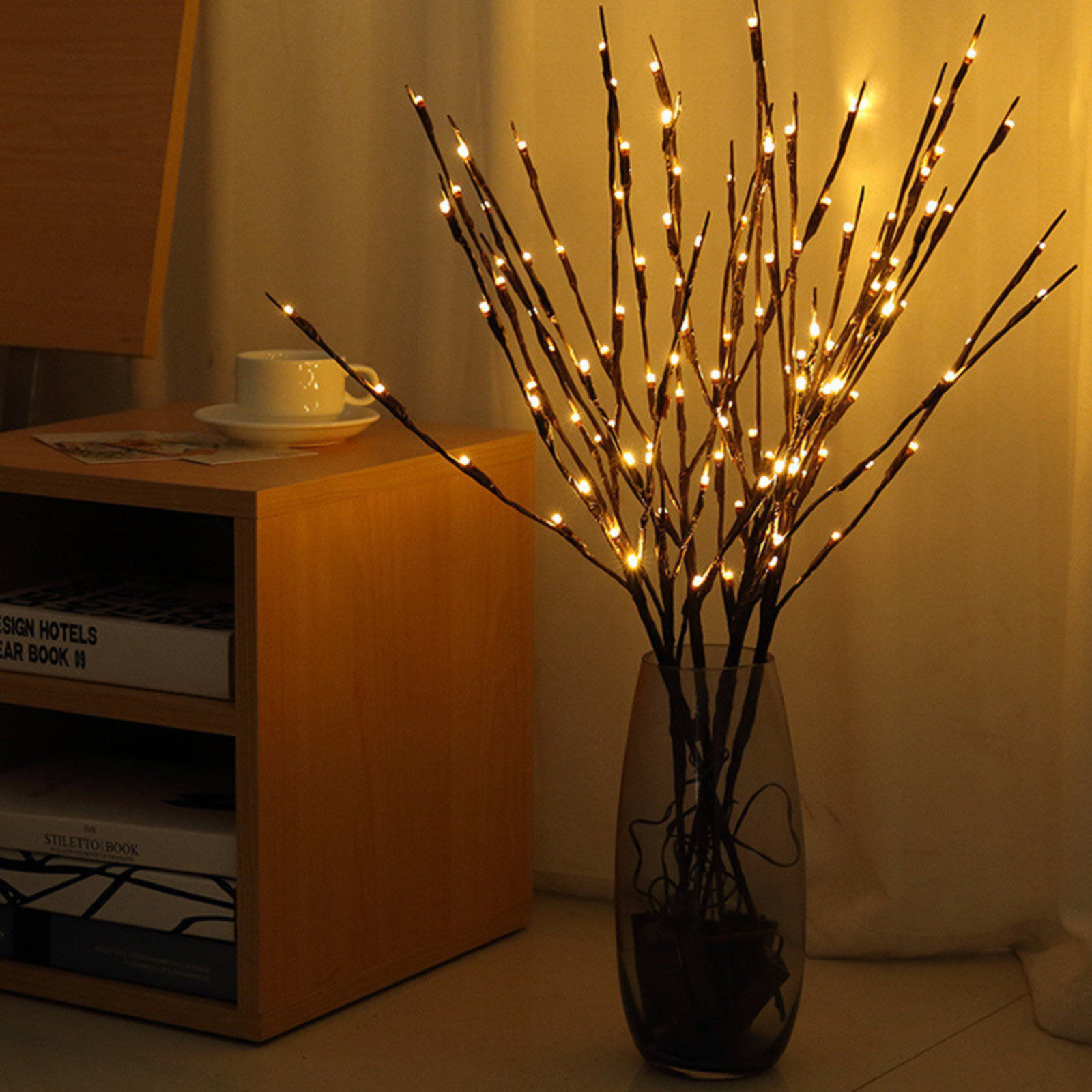 (🔥Last Day Promotion-SAVE 50% OFF)LED Decorative Twig Lights (Set of 2)-BUY 2 GET 10% OFF