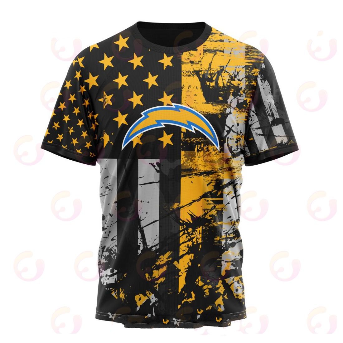 LOS ANGELES CHARGERS 3D HOODIE JERSEY FOR AMERICA