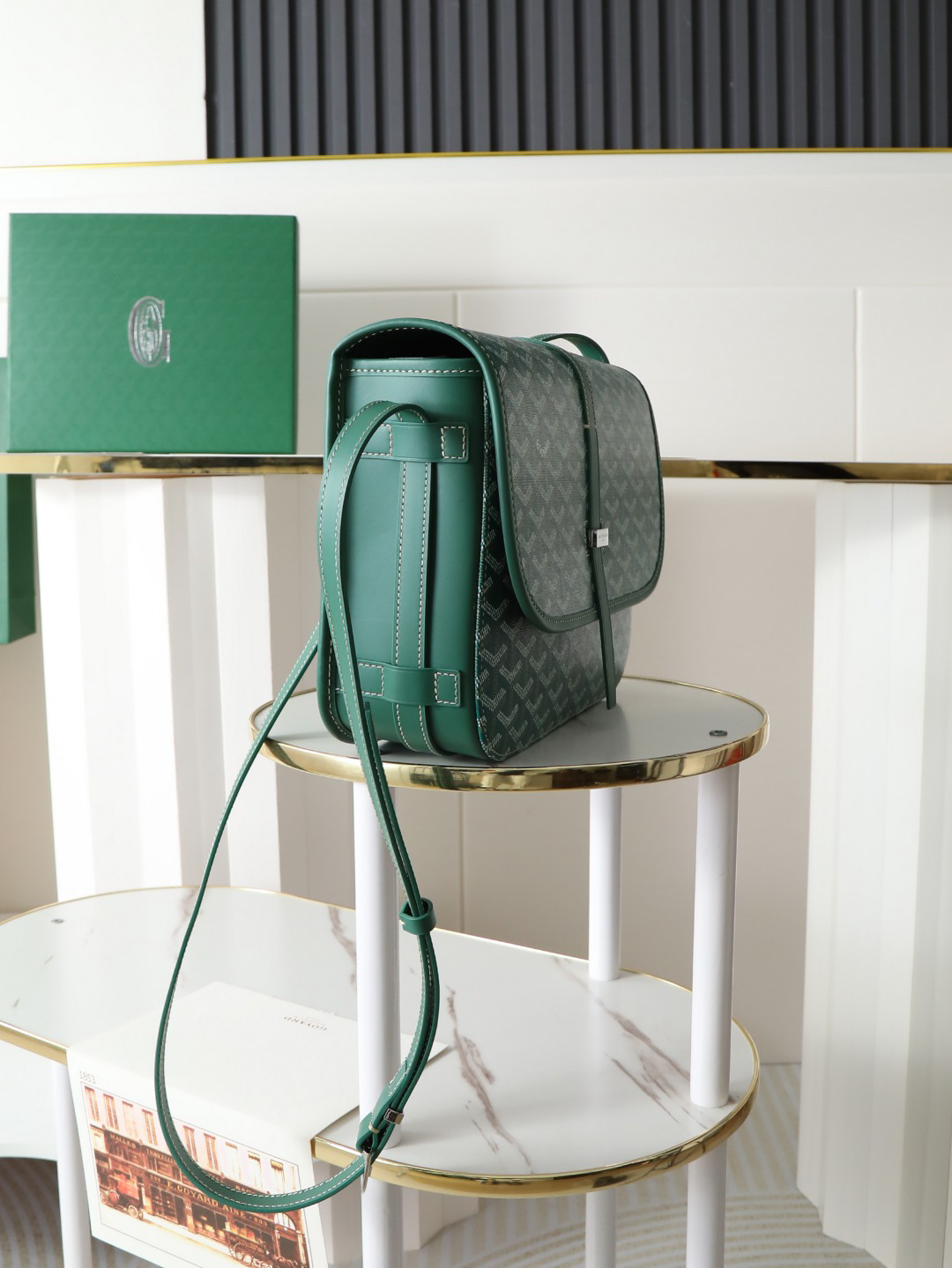 Goyard belvedère shoulder bag 244