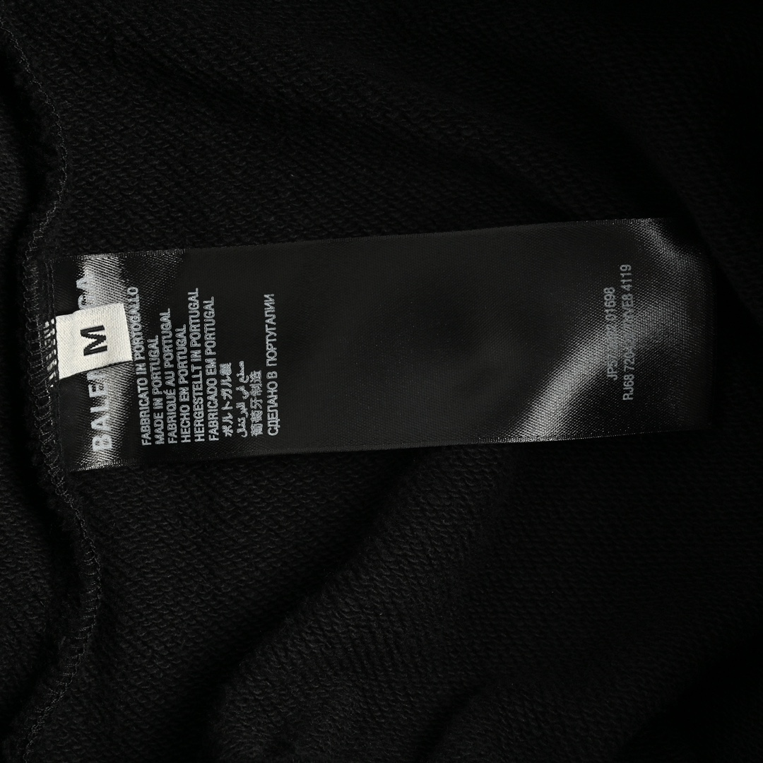 Balenciaga 24ss lB reflective letter print shorts