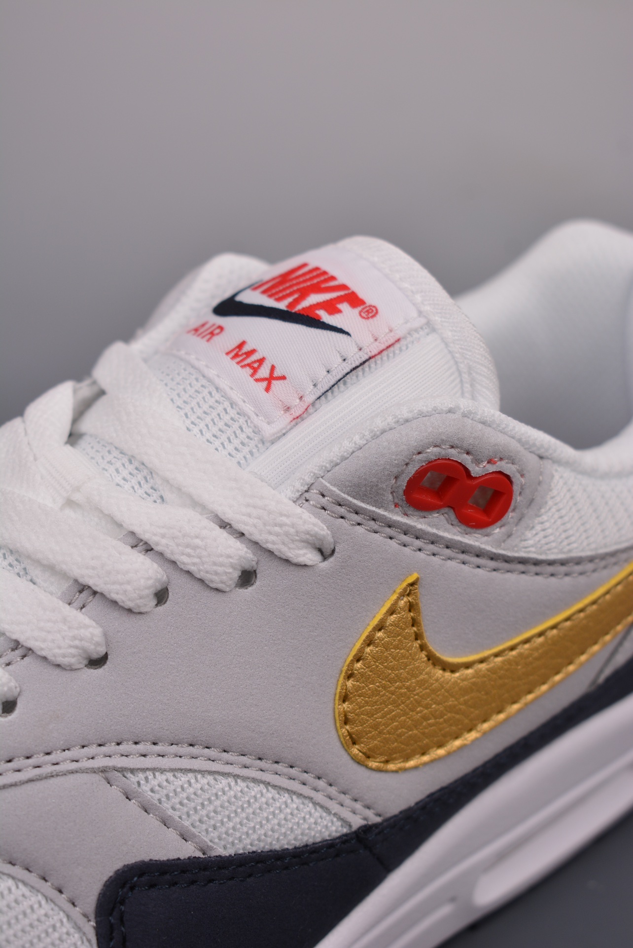 Nike Air Max 1 Olympic 2024 first generation series white, gray and blue HM9604-400