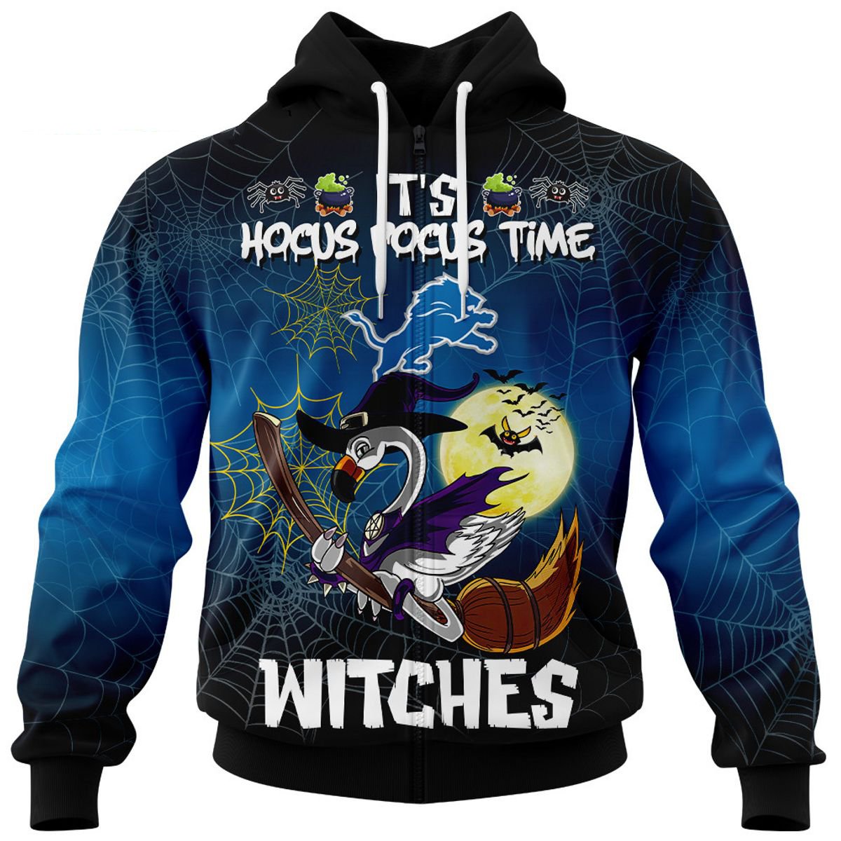 DETROIT LIONS 3D HOODIE HALLOWEEN002