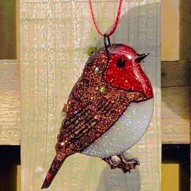 Christmas robin decoration